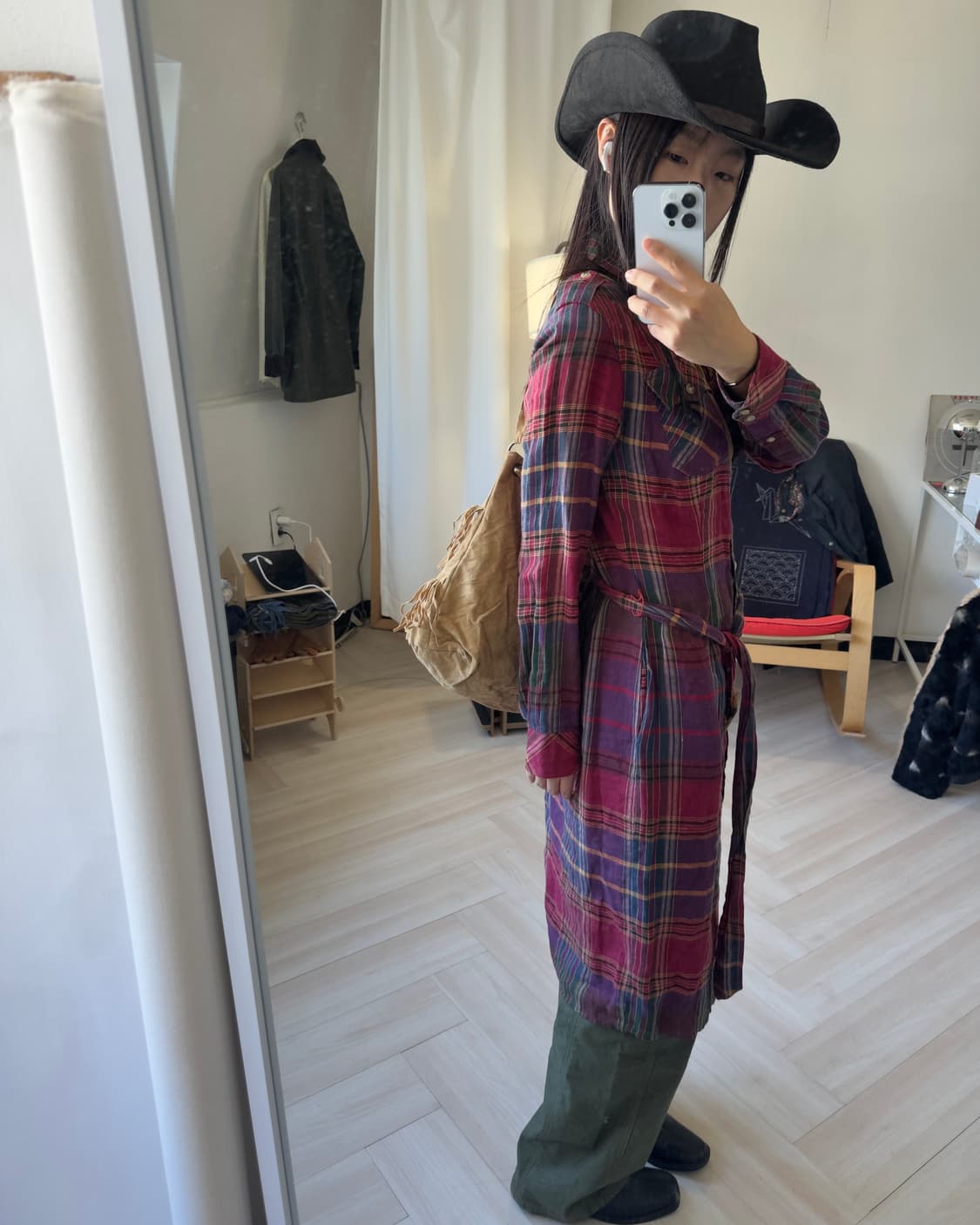 [Ralph Lauren] Classic Check Shirt Dress 상품이미지4
