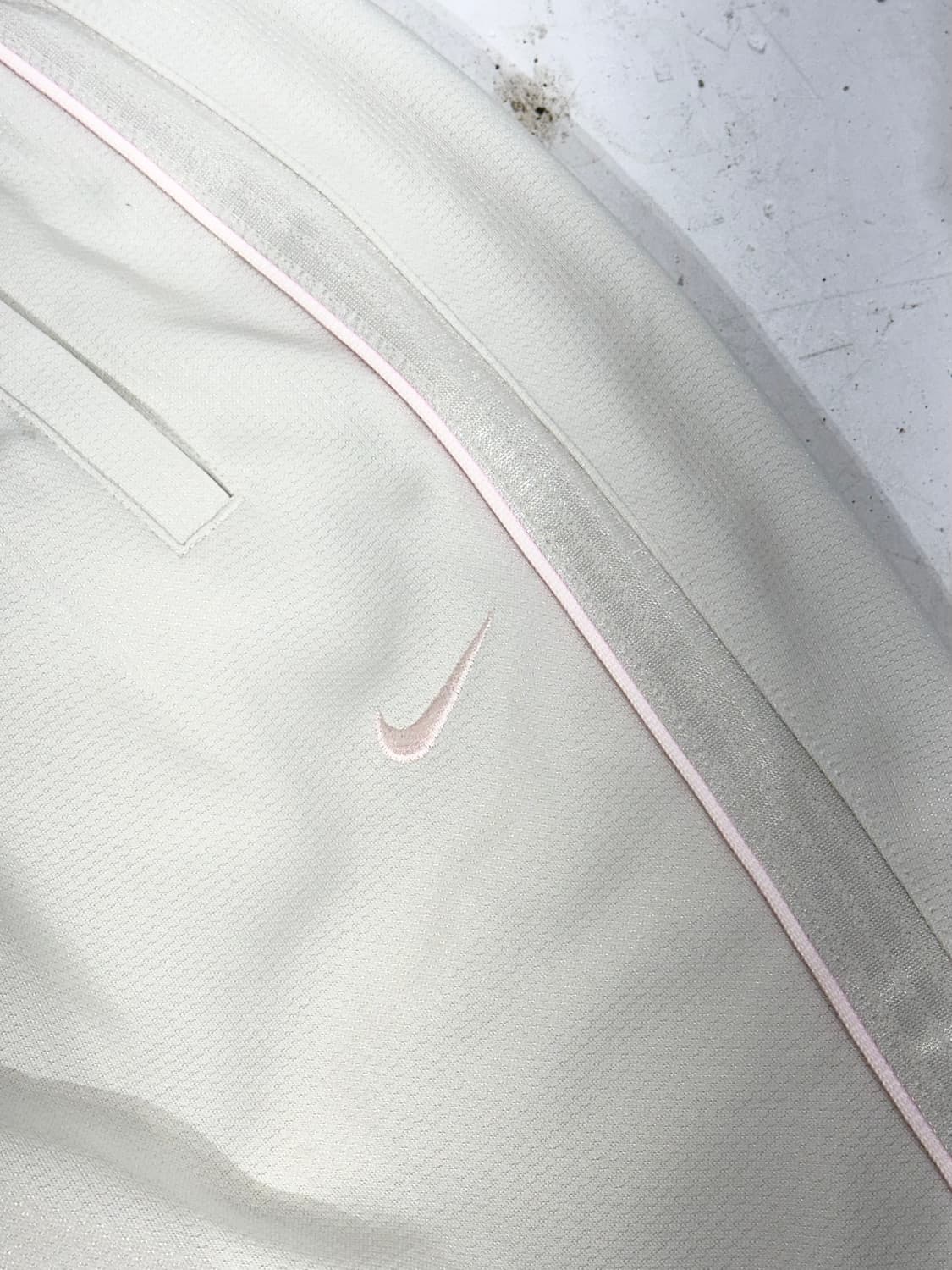 00s 나이키 아이보리 와이드 핑크 사이드 라인 추리닝 바지 XL 상품이미지6