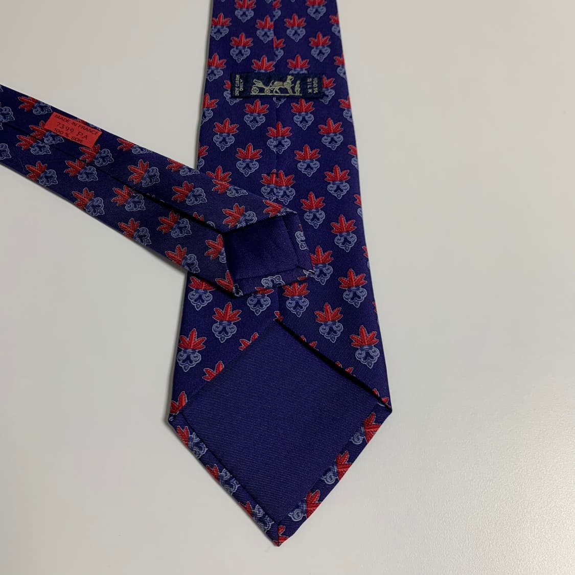 에르메스(HERMES) 프랑스 100실크 명품넥타이 A+등급 8.5cm 상품이미지6