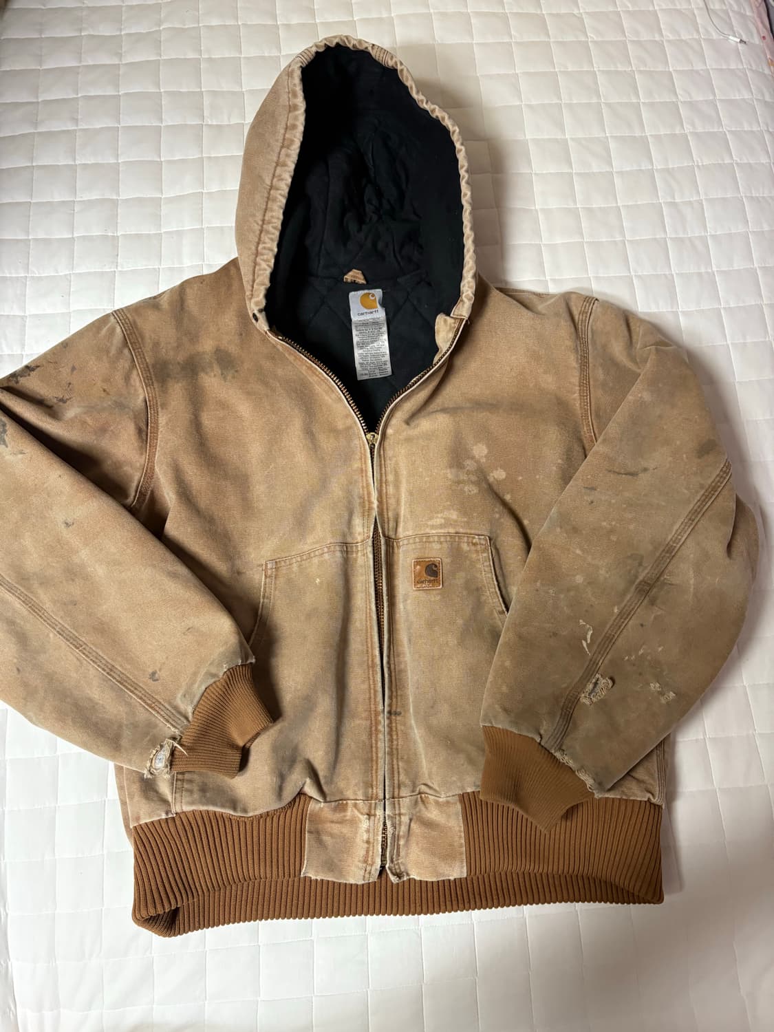 빈티지 칼하트 덕 엑티브 j130자켓 상품이미지1