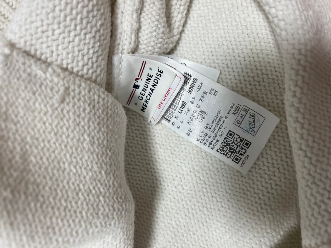 MLB 양키즈 빅로고 가디건 L-XL 상품이미지6