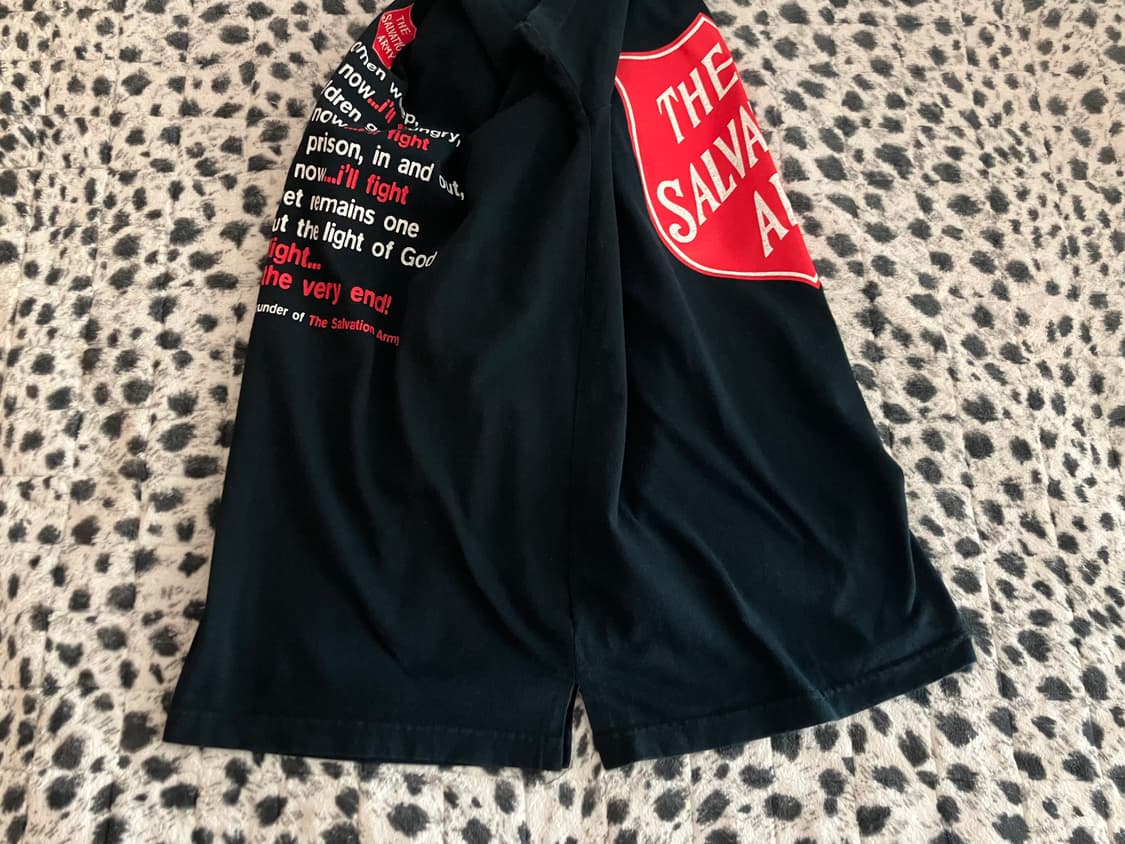 영국 런던의 구세군 티셔츠 여성 M 구제 빈티지 상품이미지5