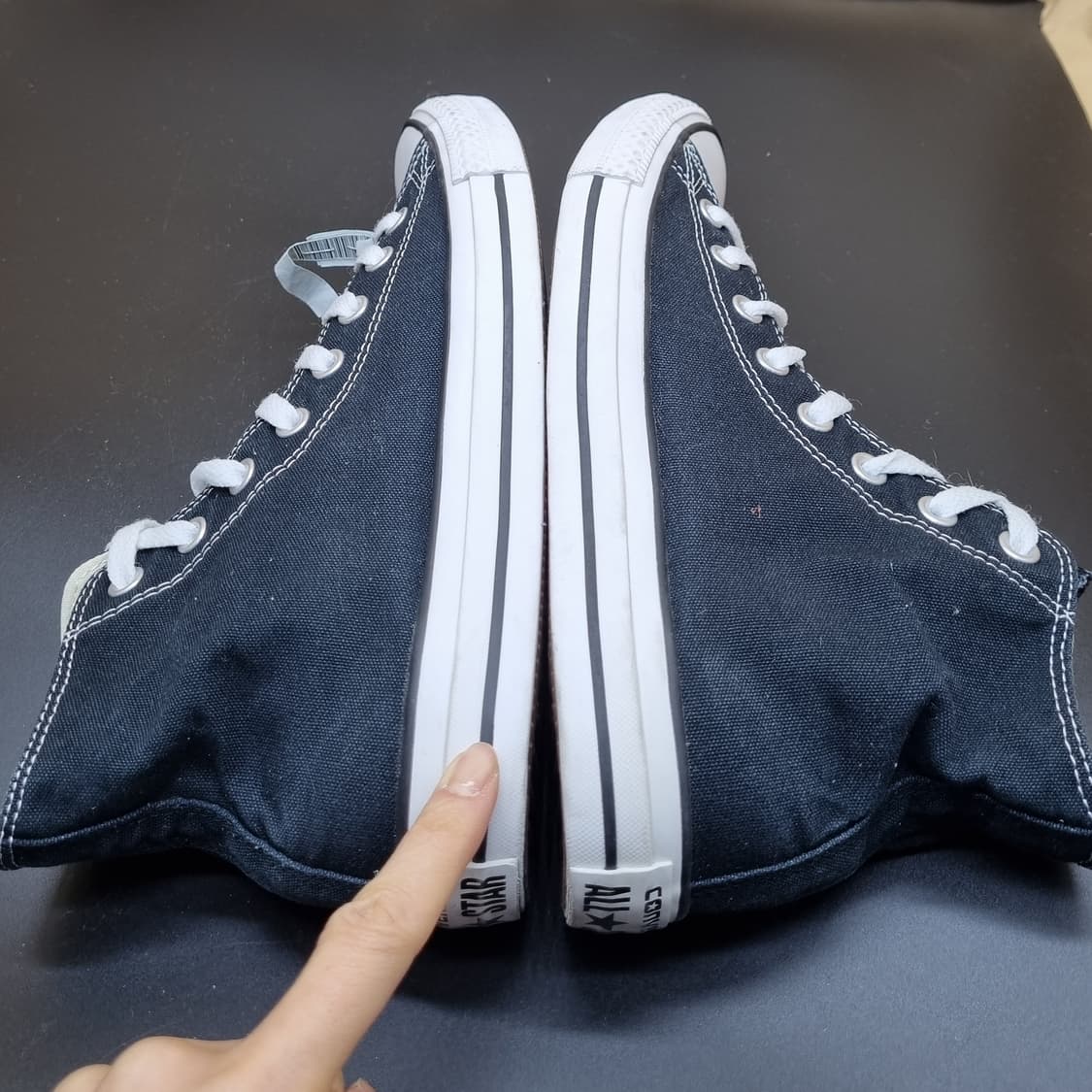 컨버스 척테일러 블랙 남성하이탑270 상품이미지5