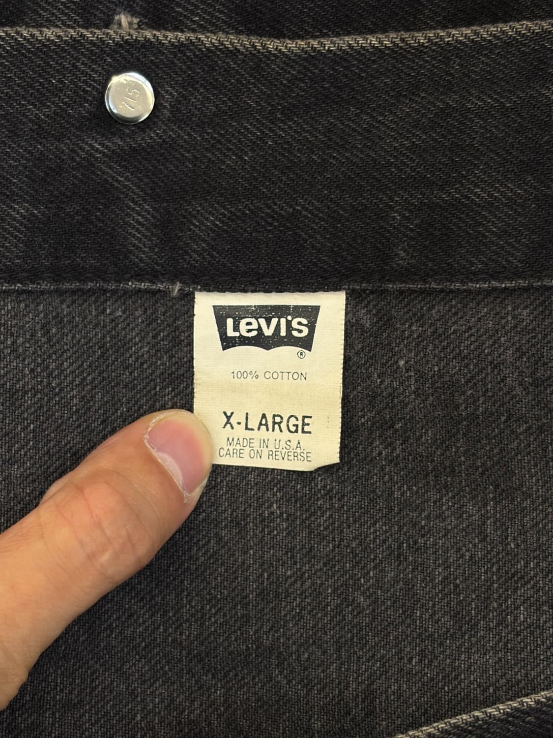 리바이스 1992s USA 70507-4159 데님 트러커 상품이미지5