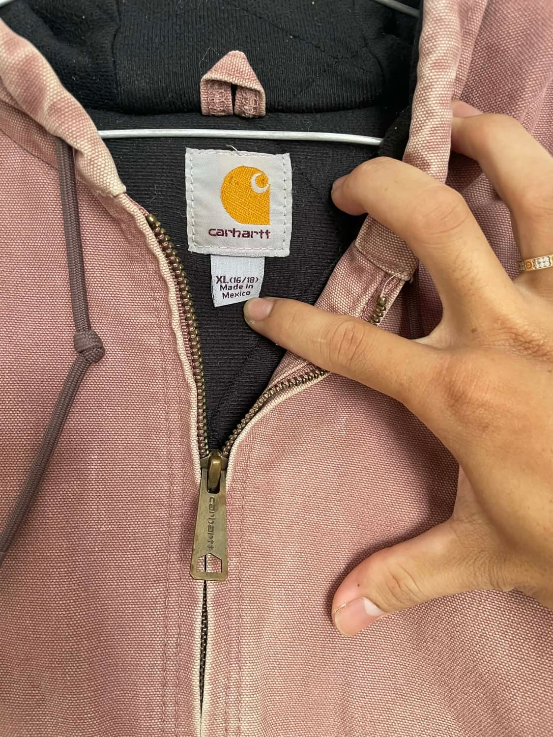 칼하트 라운 후드 자켓 wj130 상품이미지6