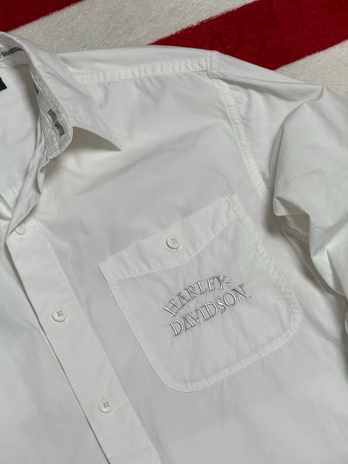 할리데이비슨 화이트셔츠 harley-davidson shirt 빈티지셔츠 상품이미지5