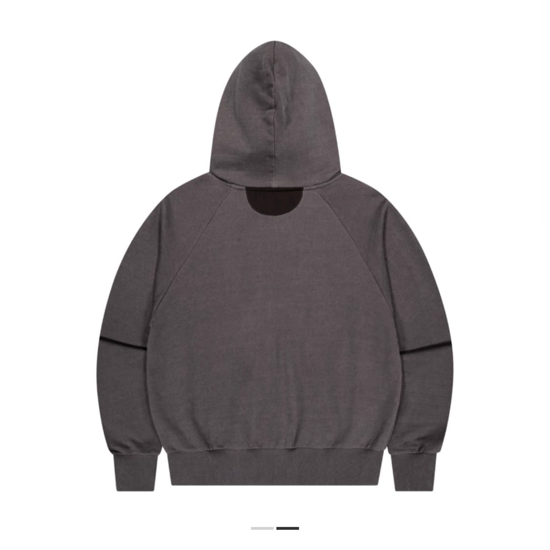 코이세이오 스트링 포켓 후드 집업 와인 상품이미지2