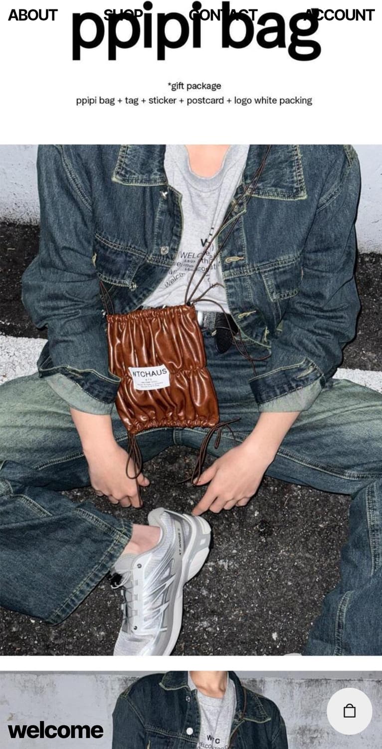 Welcometocccc ppipibag 상품이미지2