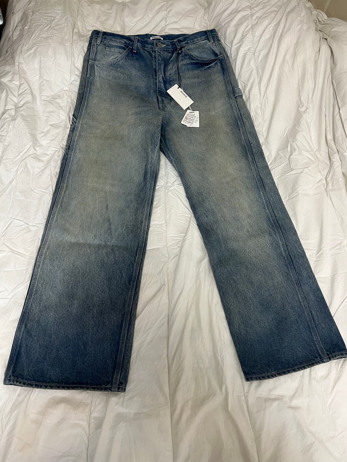 (새상품) 오라리 24AW 셀비지 페이디드 페인터 팬츠 4사이즈 상품이미지2