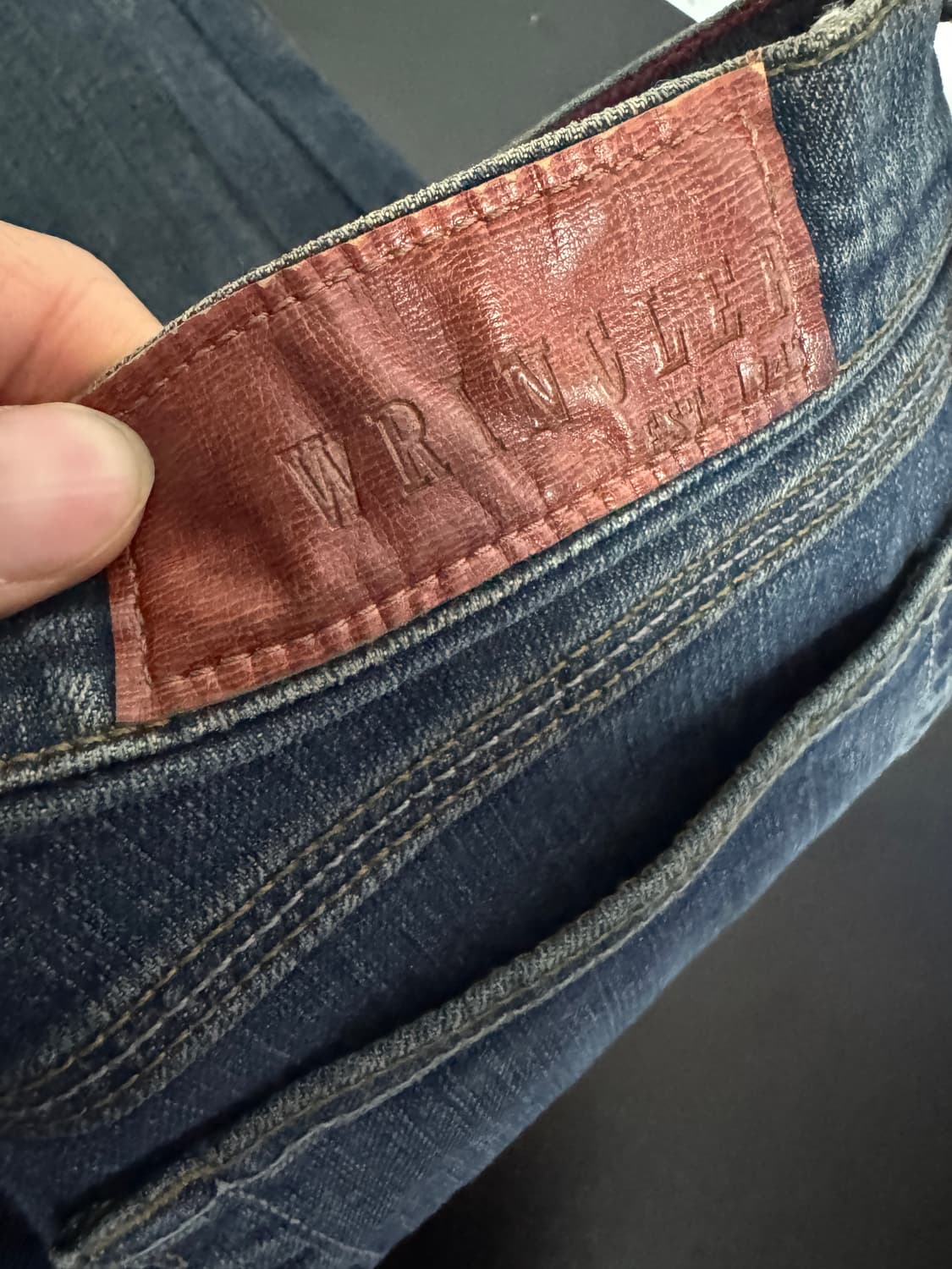 희귀!! 랭글러 y2k 스트레이트 핏 빈티지 워싱 데님팬츠 상품이미지6