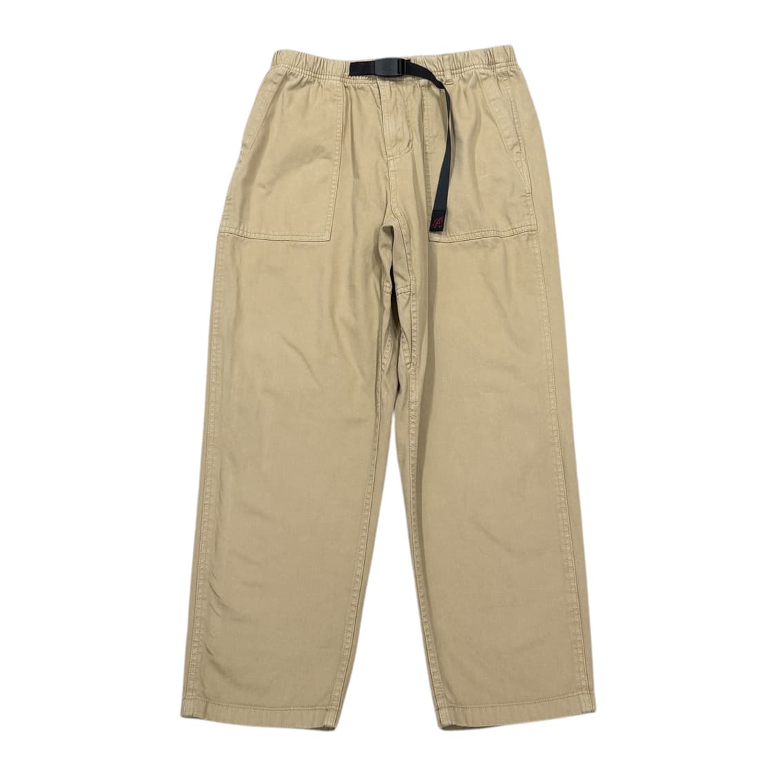 그라미치 벨트 코튼 팬츠 바지 베이지 M 상품이미지1