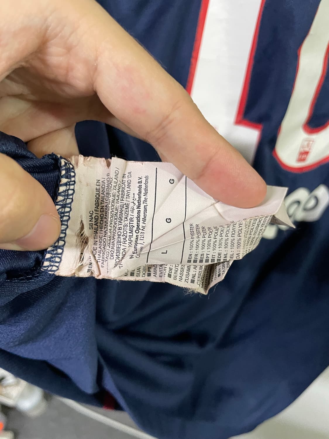 나이키 17-18 PSG 파리생제르망 No.10 네이마르 유니폼 해외 L 상품이미지10