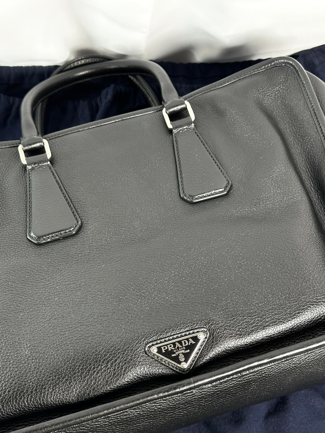 프라다(PRADA) 레더 비즈니스 토트백 / 브리프케이스 상품이미지3