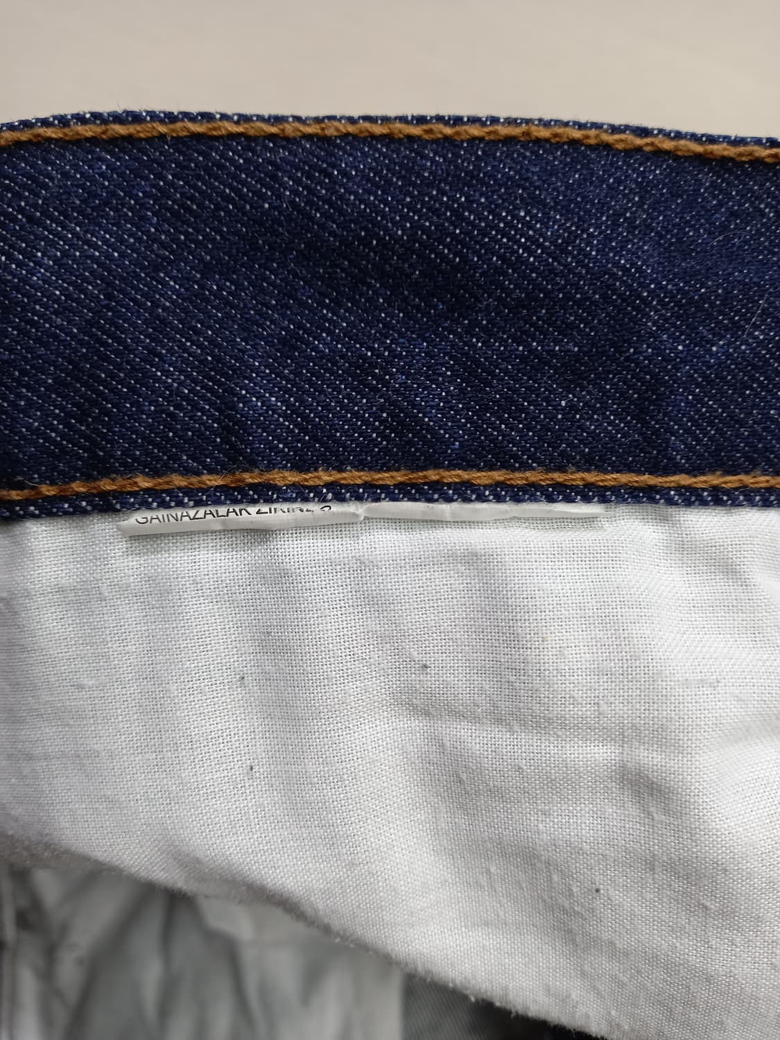 34 ZARA MAN  975 스판 슬림일자 진청 34-532 상품이미지9