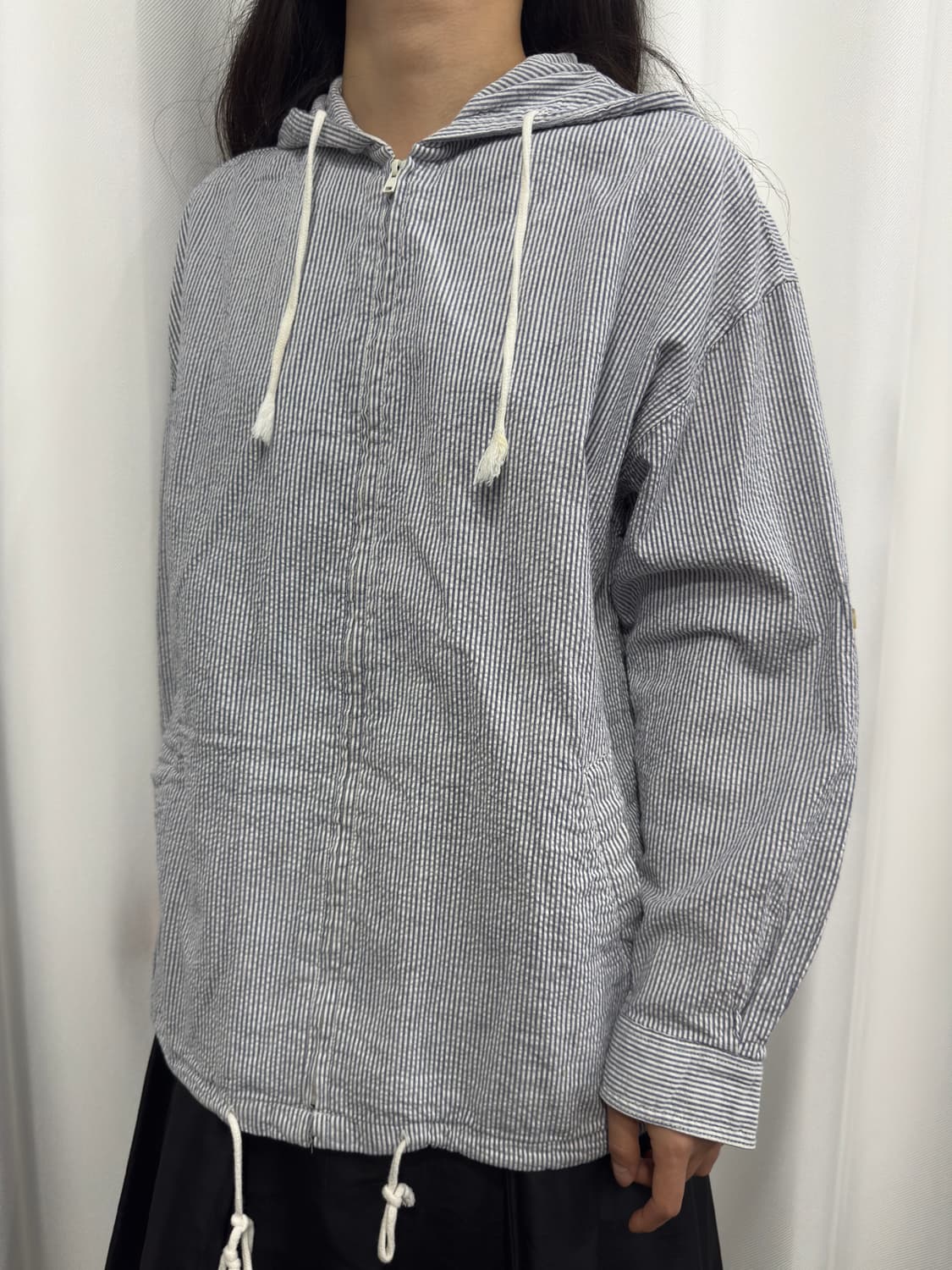 stripe hood zipup 상품이미지2