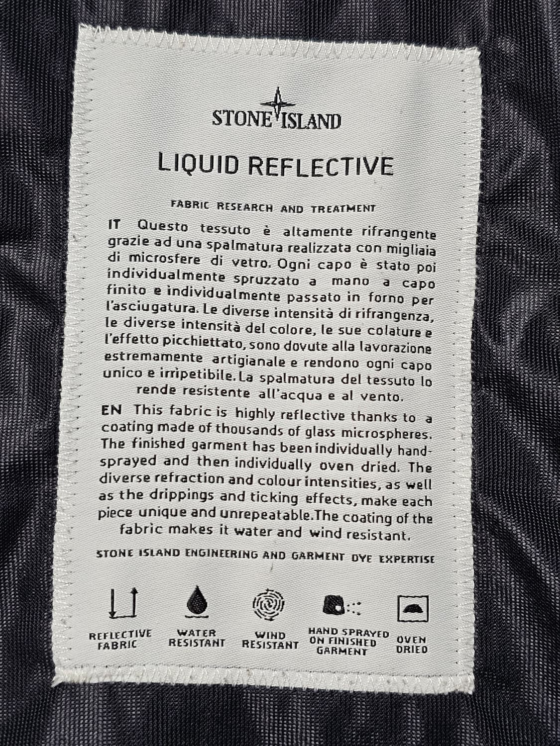 스톤아일랜드 리퀴드 리액티브 자켓 상품이미지8