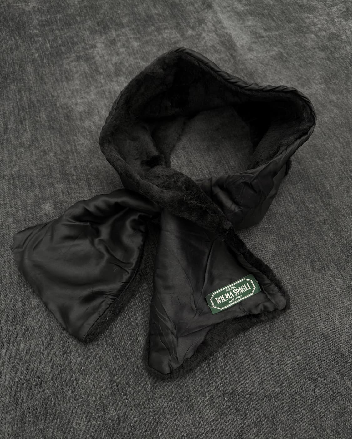 wilma spagli 퍼 루프 슬릿 스카프 상품이미지1