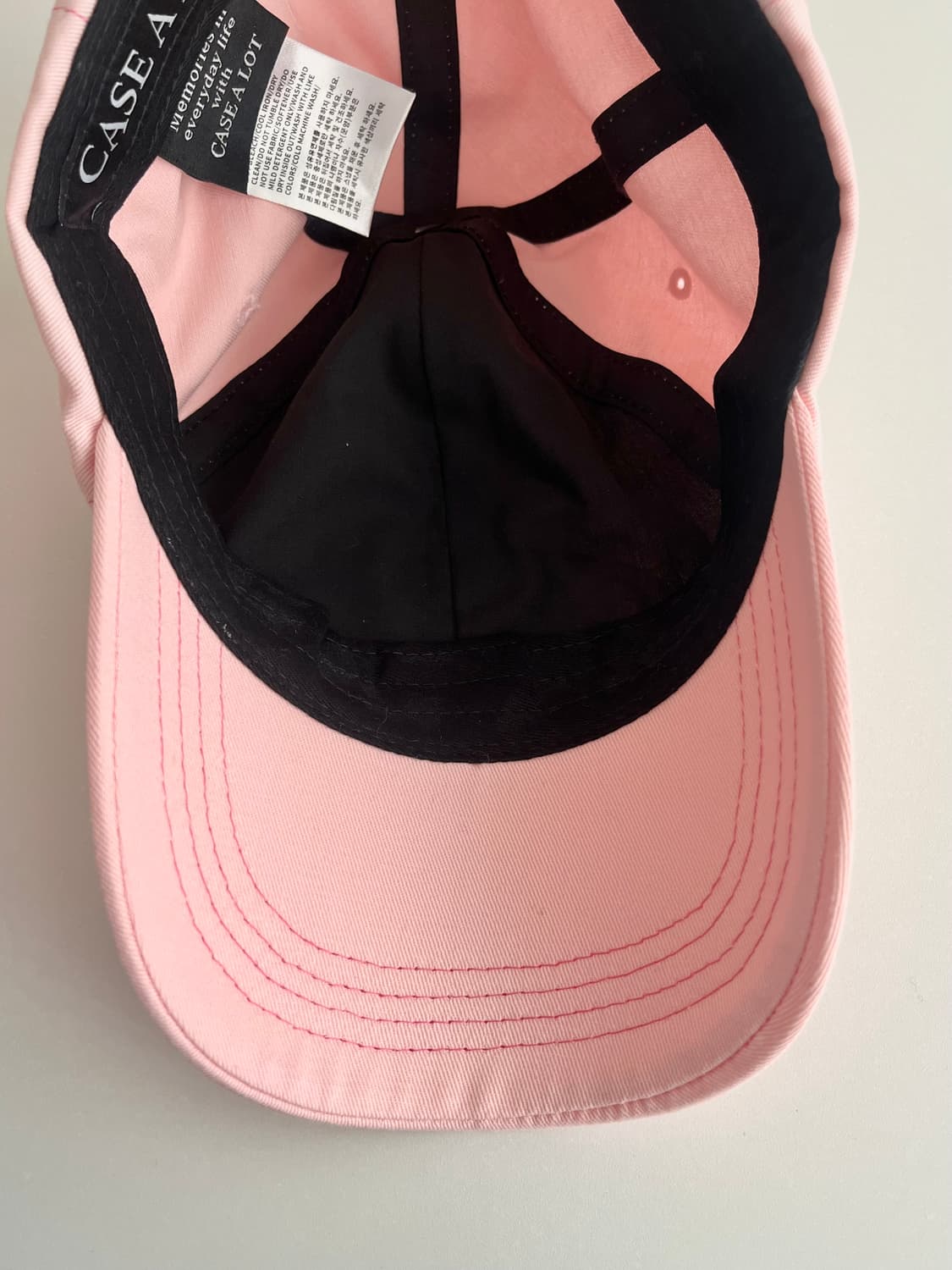 F) 새상품 케이스어랏 볼캡 핑크 상품이미지3