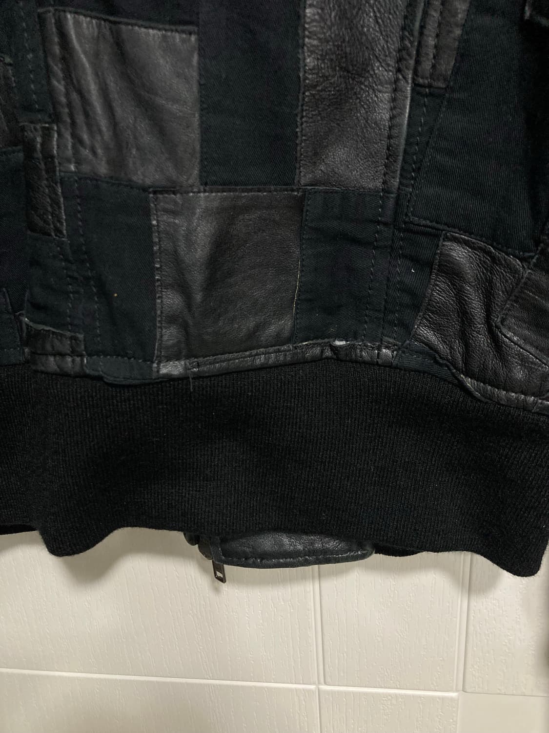 딕 비켐버그 패치워크 가죽 자켓 상품이미지7