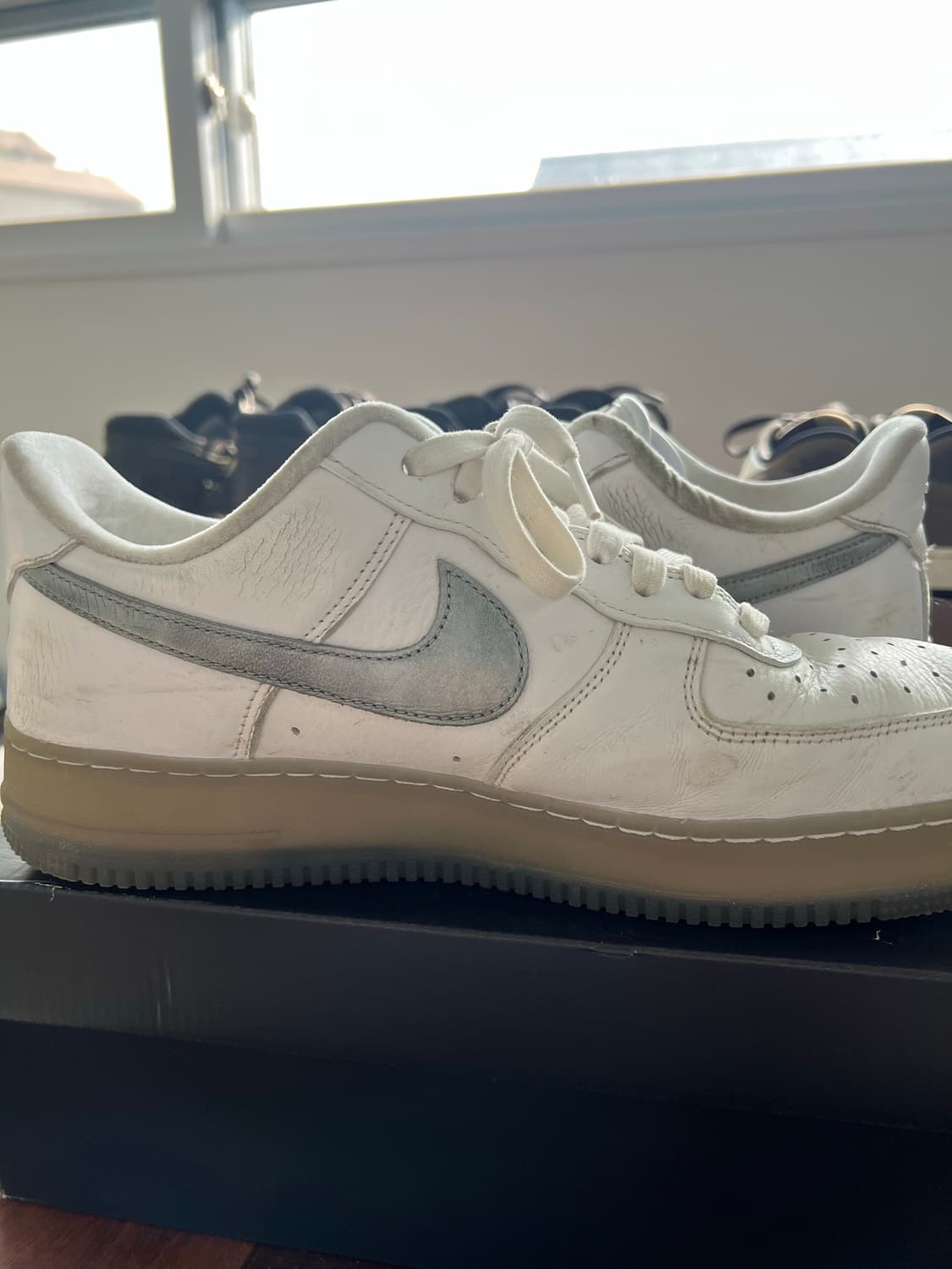 나이키 에어포스 프리미엄 메탈릭 실버 290 상품이미지5