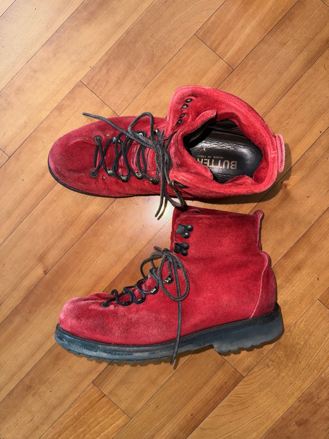 Suede hiking boots 상품이미지1