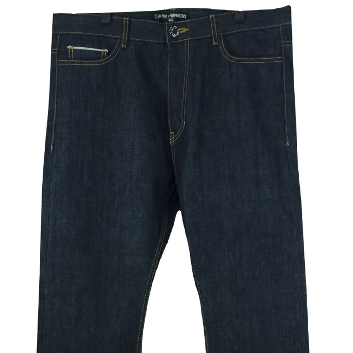 [아임낫어휴먼비잉] 펑크 그래픽 프린팅 데님 팬츠 청바지 M18758 상품이미지4