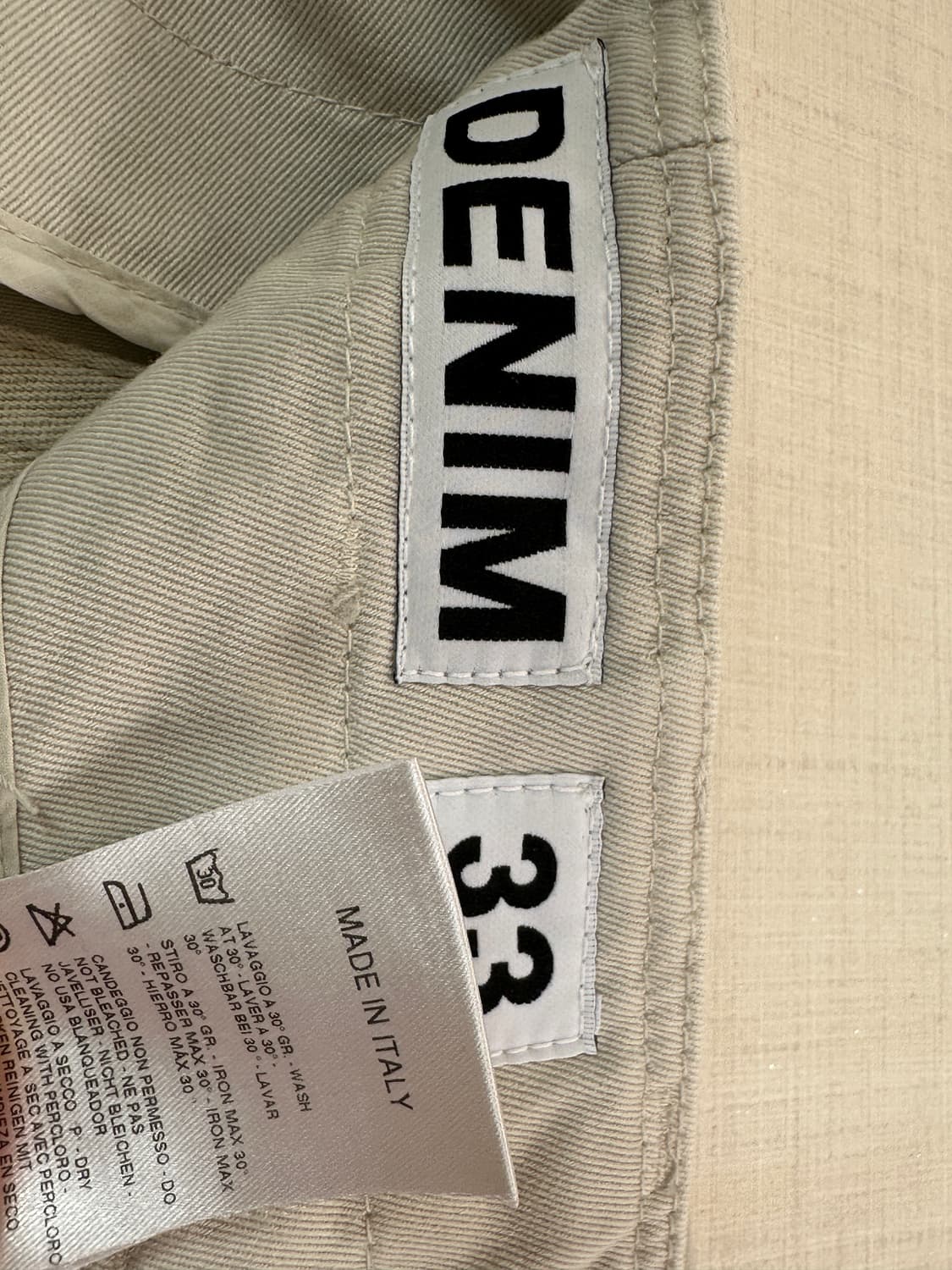 DEPARTMENT 5 / 슬림핏퍼티그팬츠 / 33 / 새상품 상품이미지9