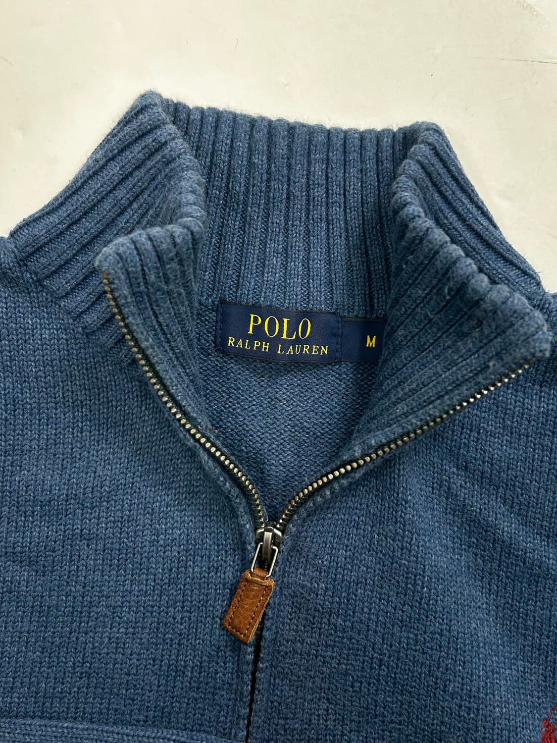 폴로 랄프로렌 레드포니 니트 하프집업 M 상품이미지5