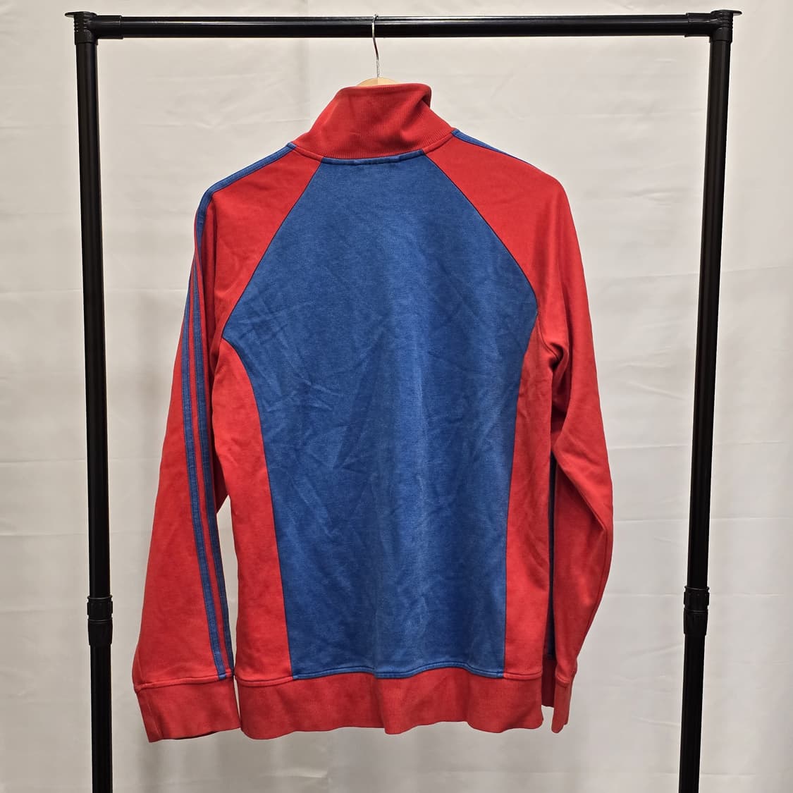 아디다스 오리지널스 트랙탑 레드블루 110 스윔클럽 패치 풀집업 상품이미지2