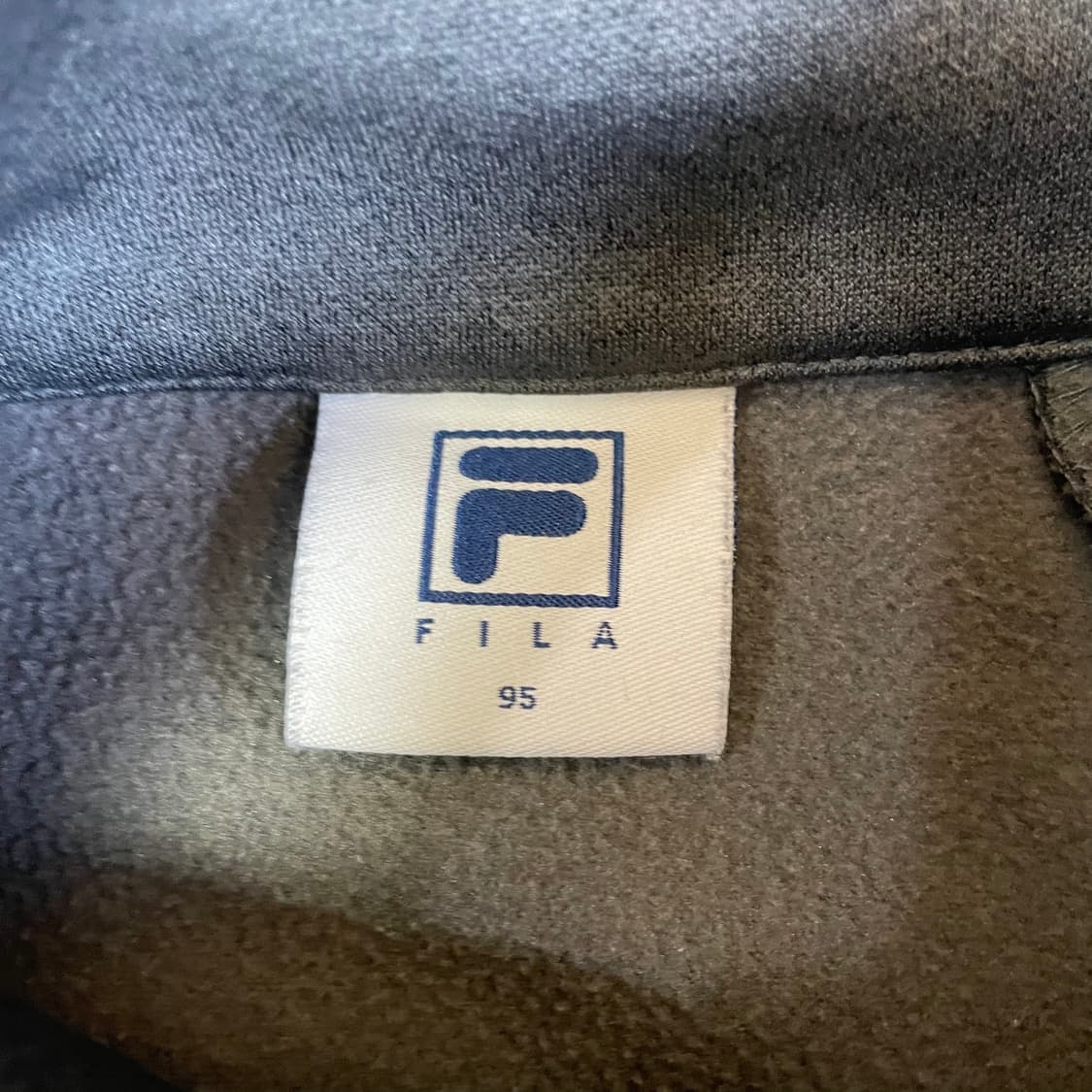 FILA 휠라 그레이 안감기모 져지 트랙탑 95 상품이미지6