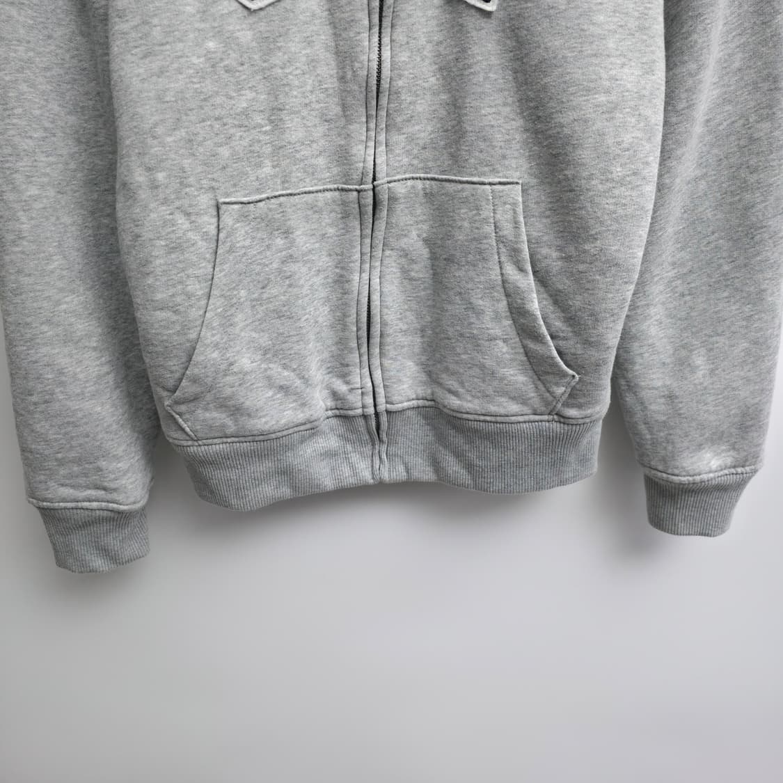 [M] GAP 갭 후리스 후드집업 그레이 상품이미지3