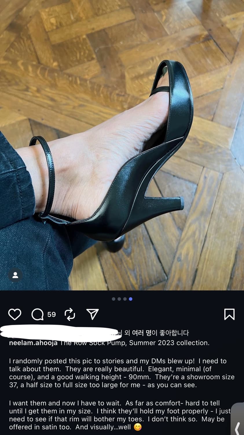 THE ROW  Round Toe 90 Leather Pumps 더로우 상품이미지9