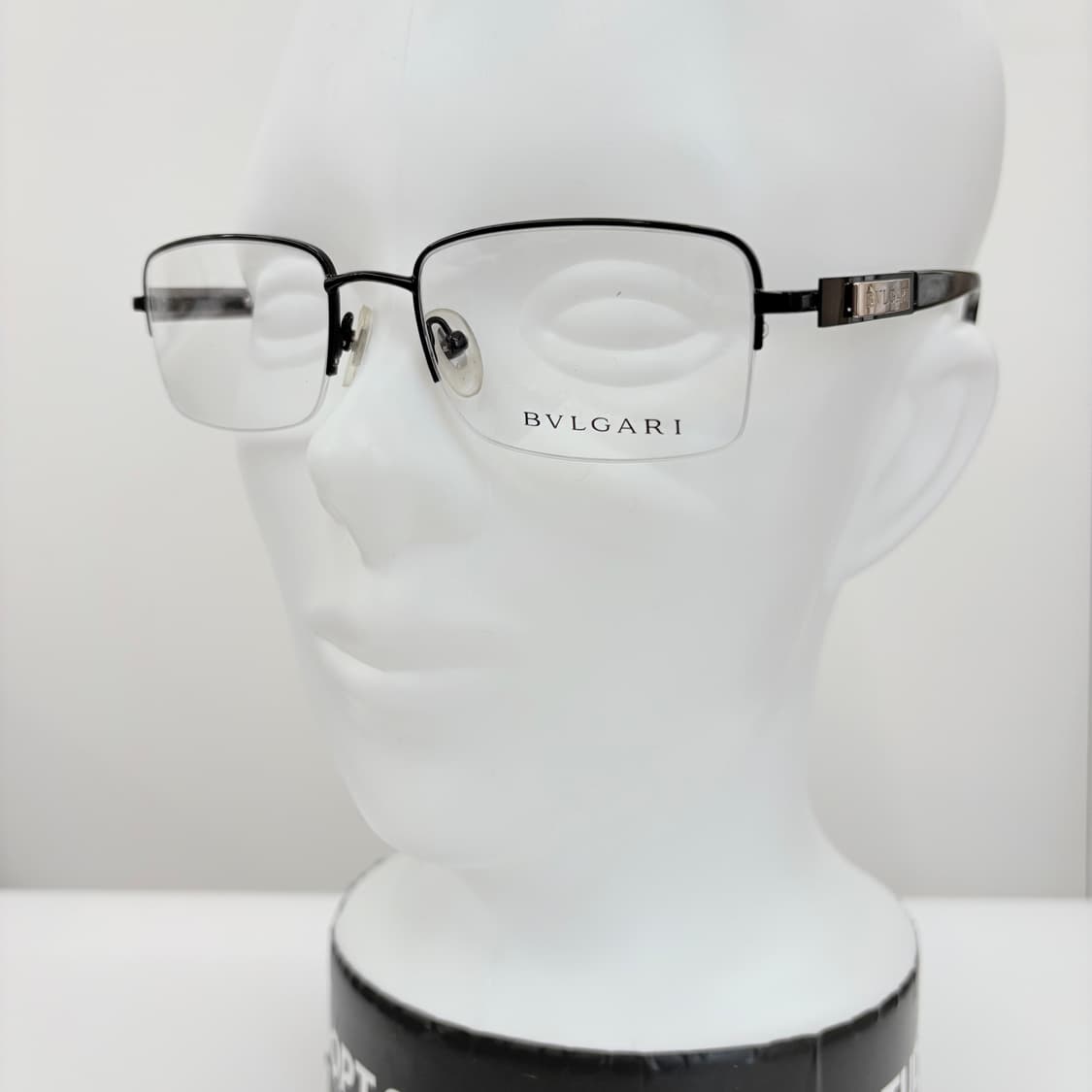 BVLGARI 불가리 블랙 사각 반무테 상품이미지7