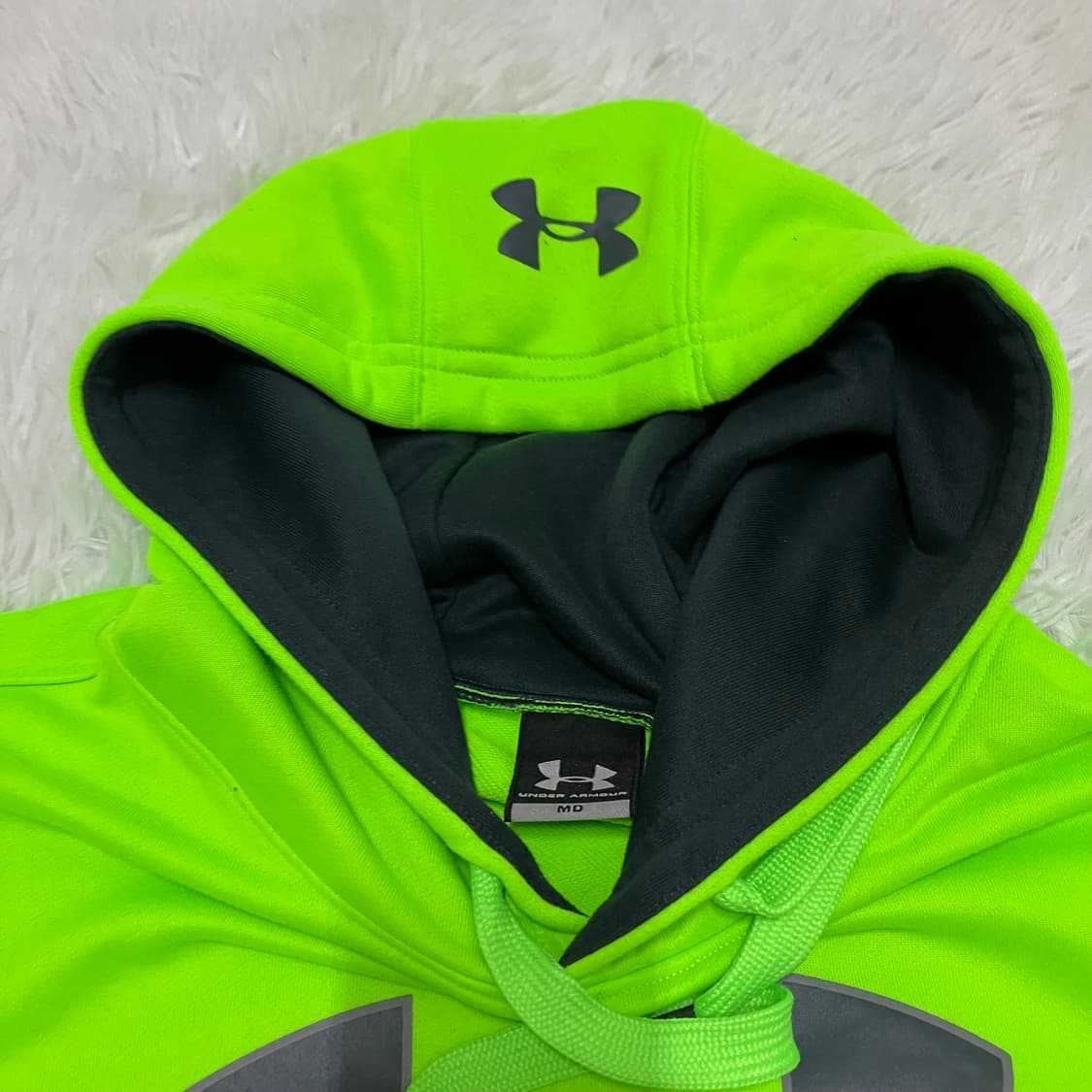 빈티지 언더아머 네온 후드 860 y2k 스트릿 모리 갸루 일본빈티지 펑 상품이미지5