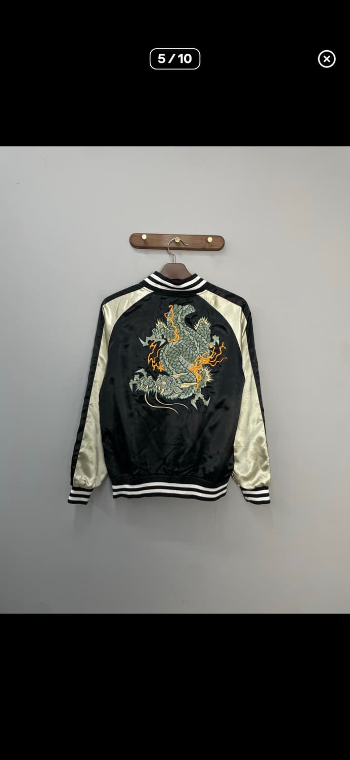 jpn 빈티지 용자수 스카쟌 자켓 A3547 상품이미지4