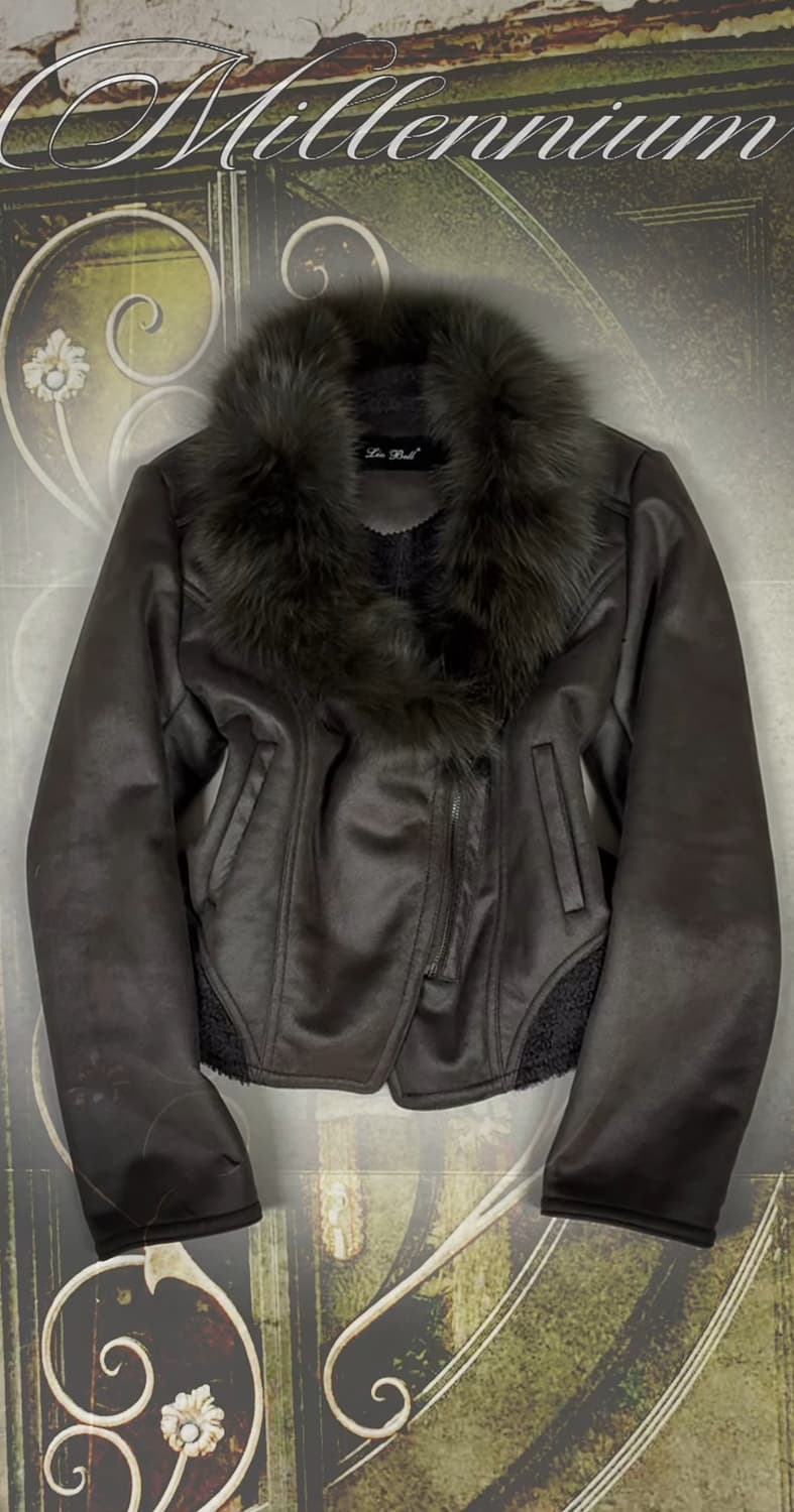 카키브라운 폭스퍼 무스탕 상품이미지1