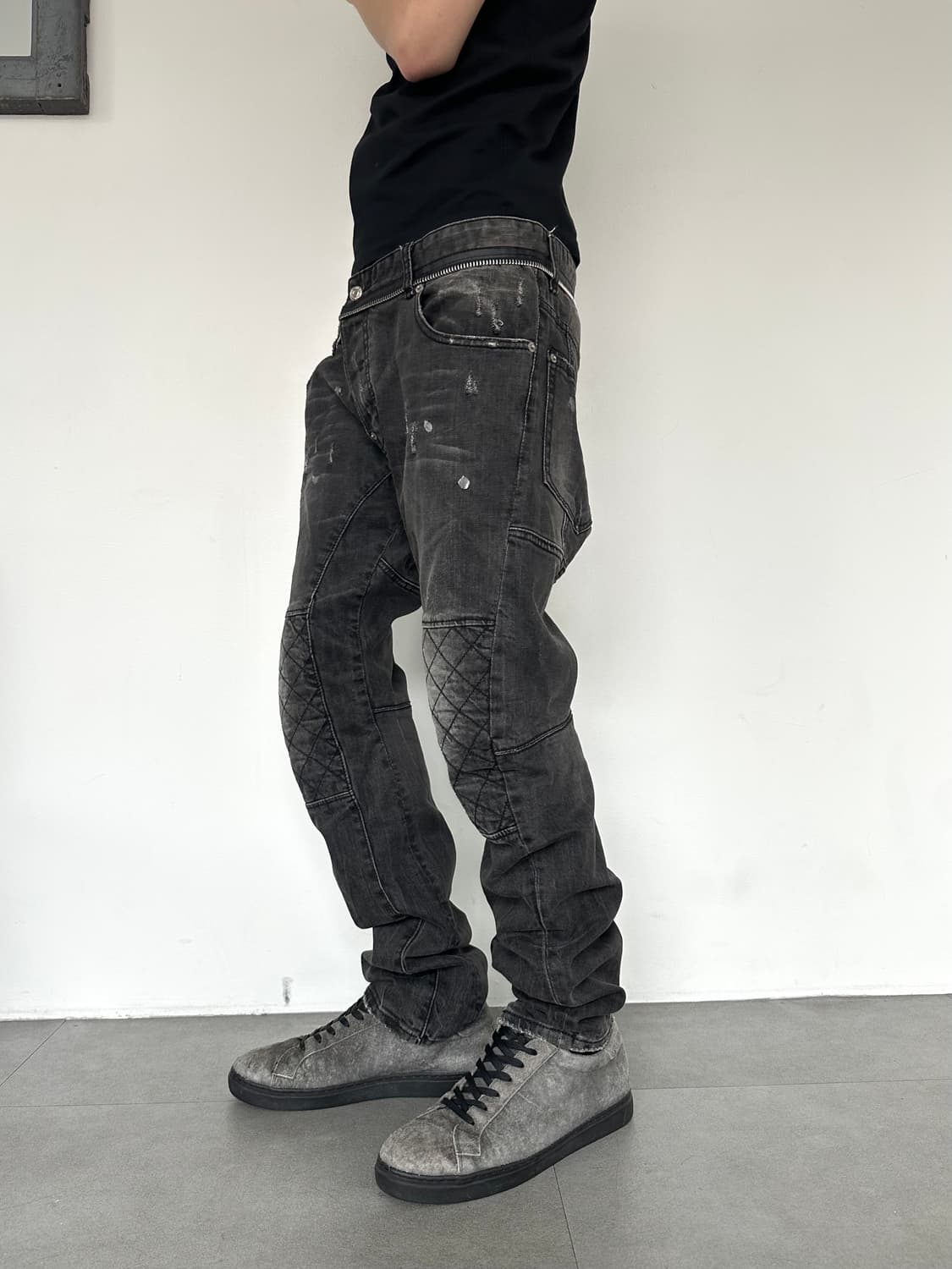 디스퀘어드 아카이브 아머 지퍼 새깅진 상품이미지3