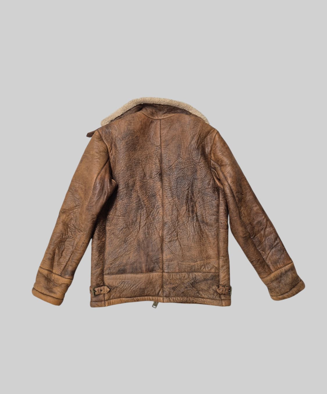 빈티지 레더 무스탕 무톤자켓 상품이미지4