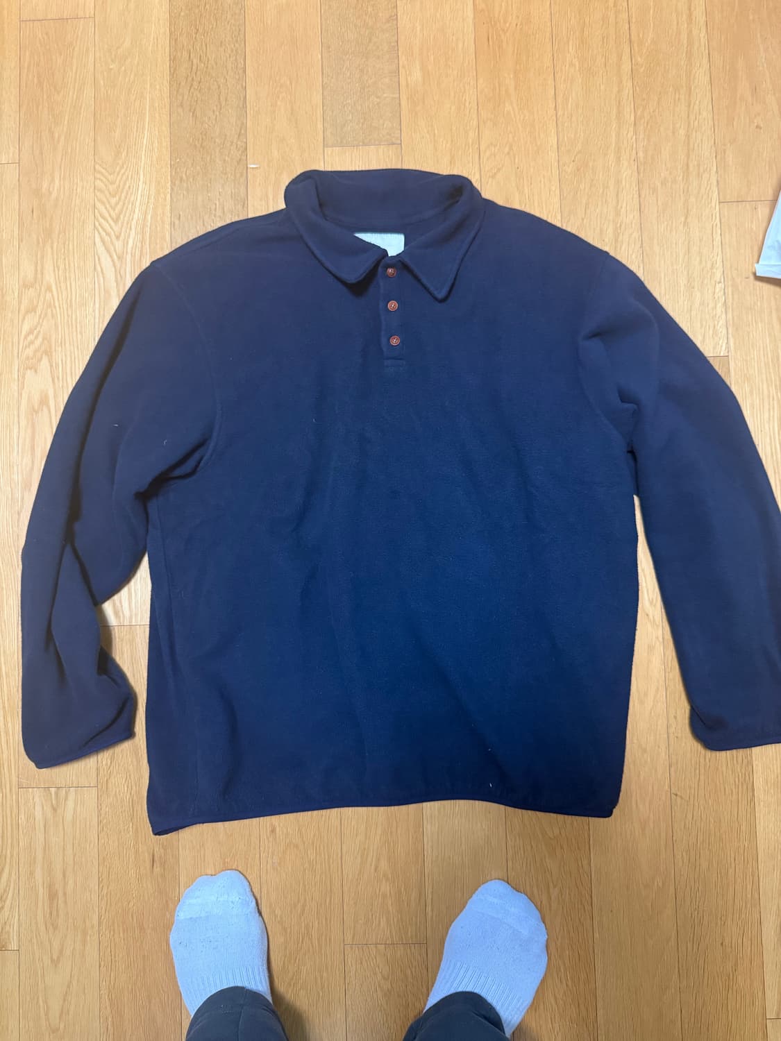 퍼렌 플리스 팔아요 2사이즈 네이비 상품이미지1