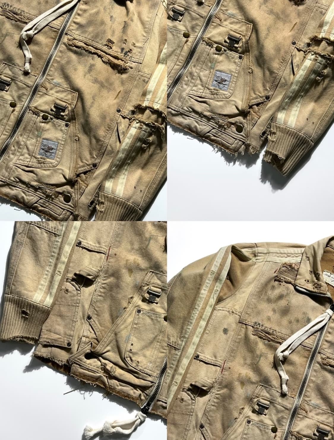 딘 착용) Greg Lauren Canvas Track Jacket 상품이미지6