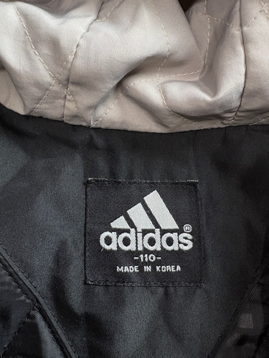 아디다스 빅로고 아카이브 누빔 후디 점퍼 3563 상품이미지5