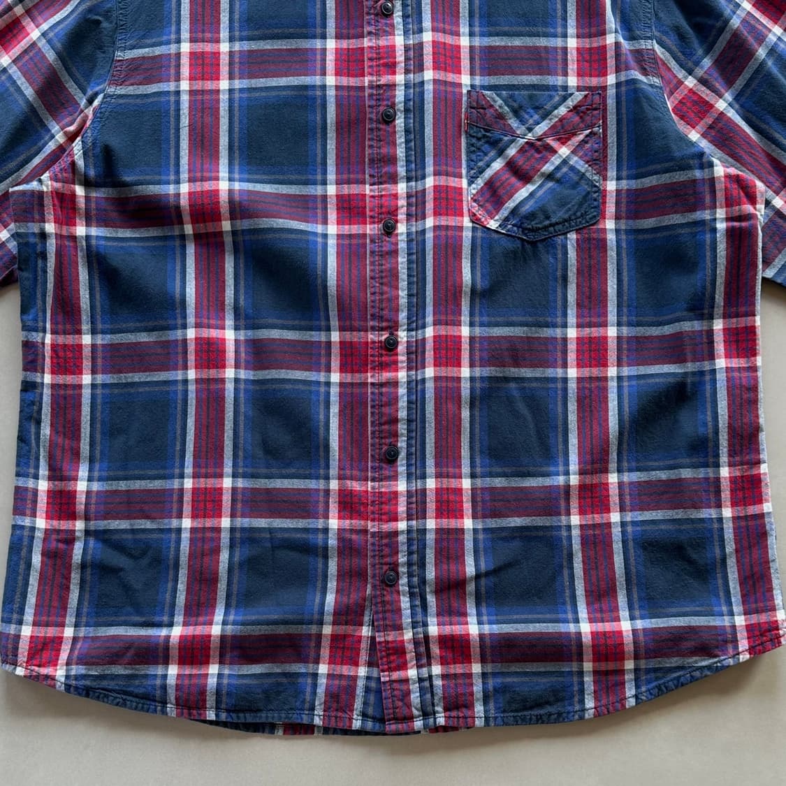 [XL]리바이스 Levi's 마드라스 플레이드 체크 셔츠 상품이미지4