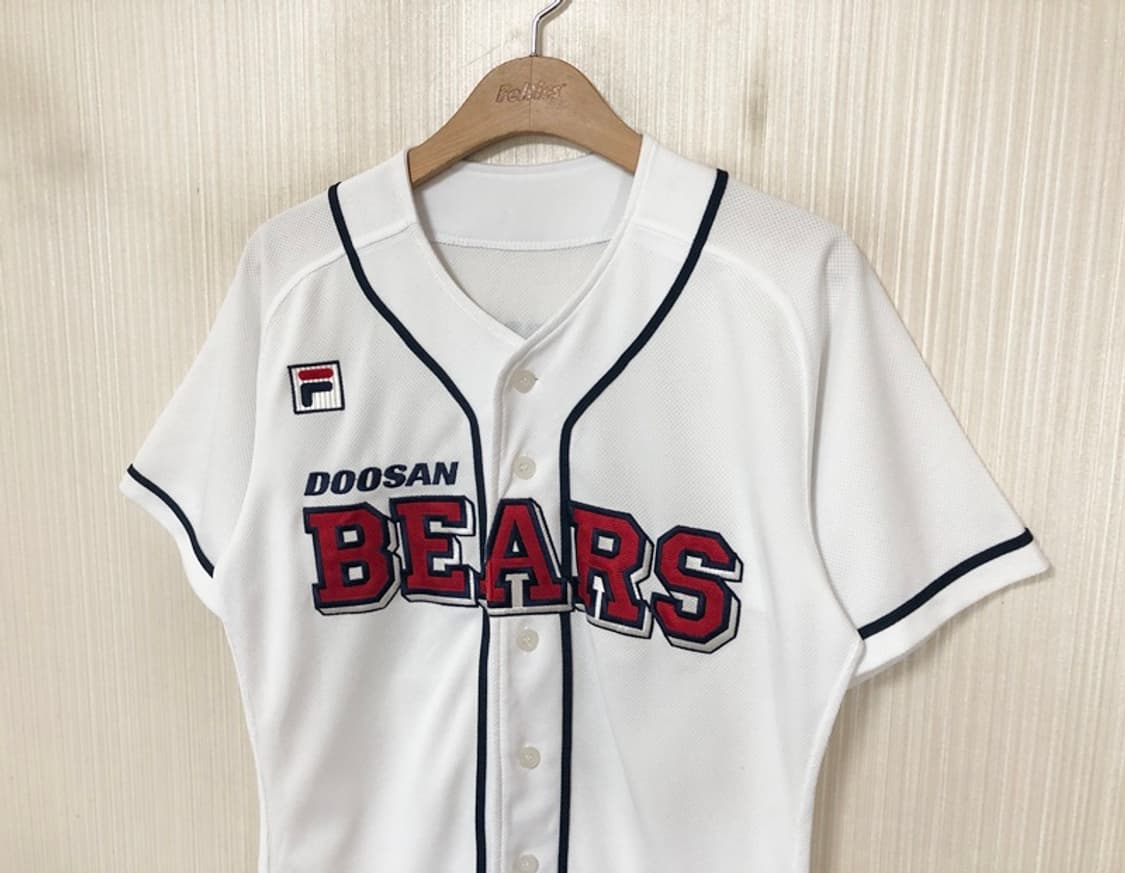 KBO 필라 두산베어스 어센틱 홈유니폼/져지 90 #24 오재원(싸인) 상품이미지5