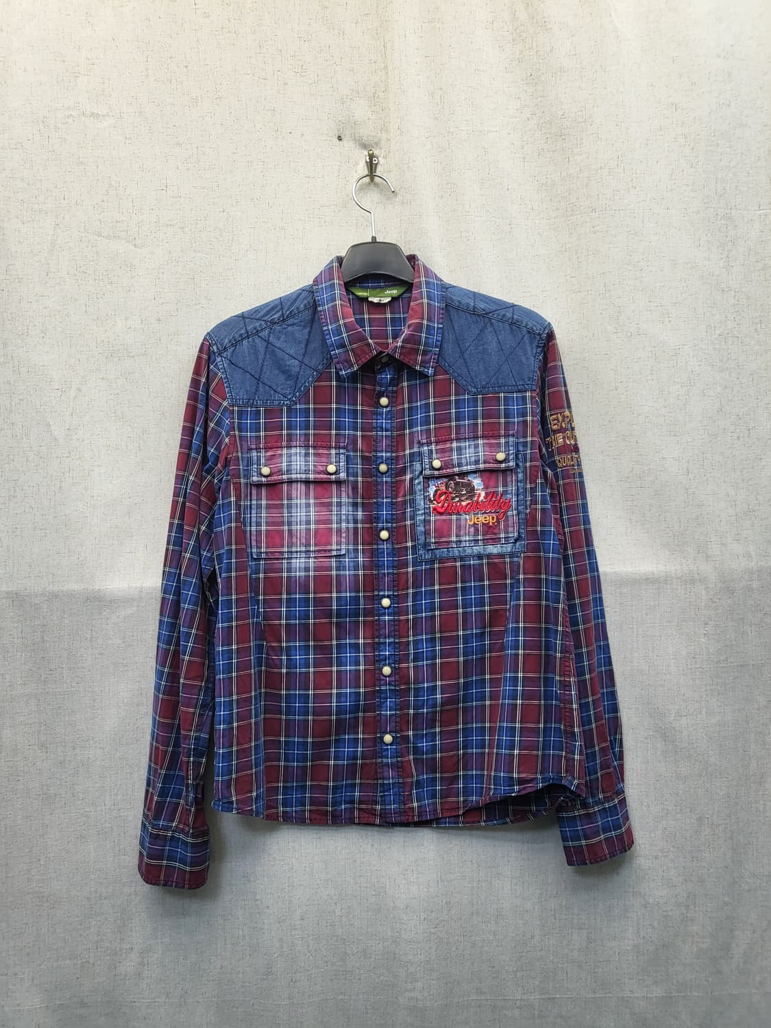 Jeep 지프 체크 셔츠 남방 상품이미지1