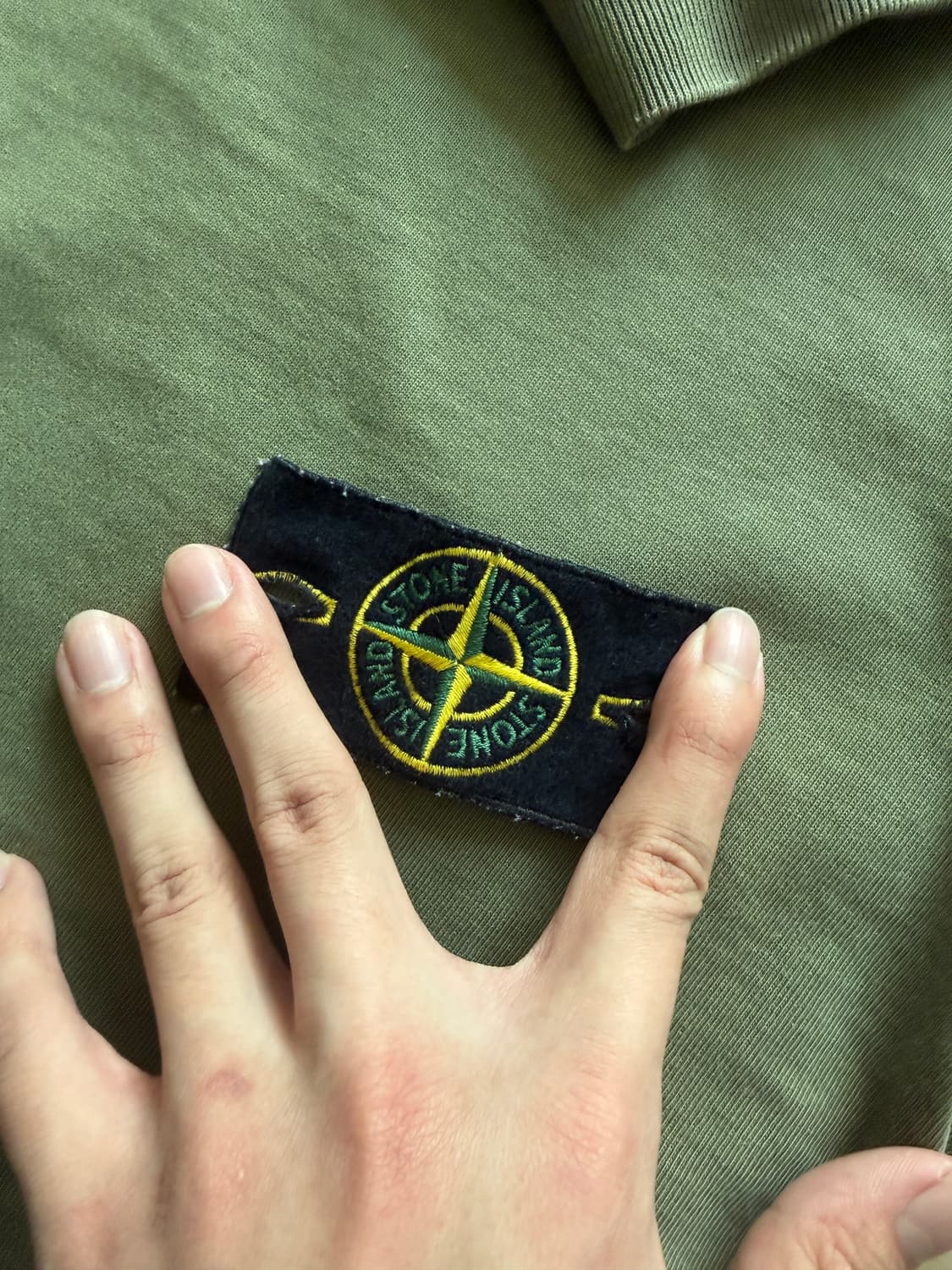 STONE ISLAND 롱슬리브 XXL 올리브(카키) 상품이미지2