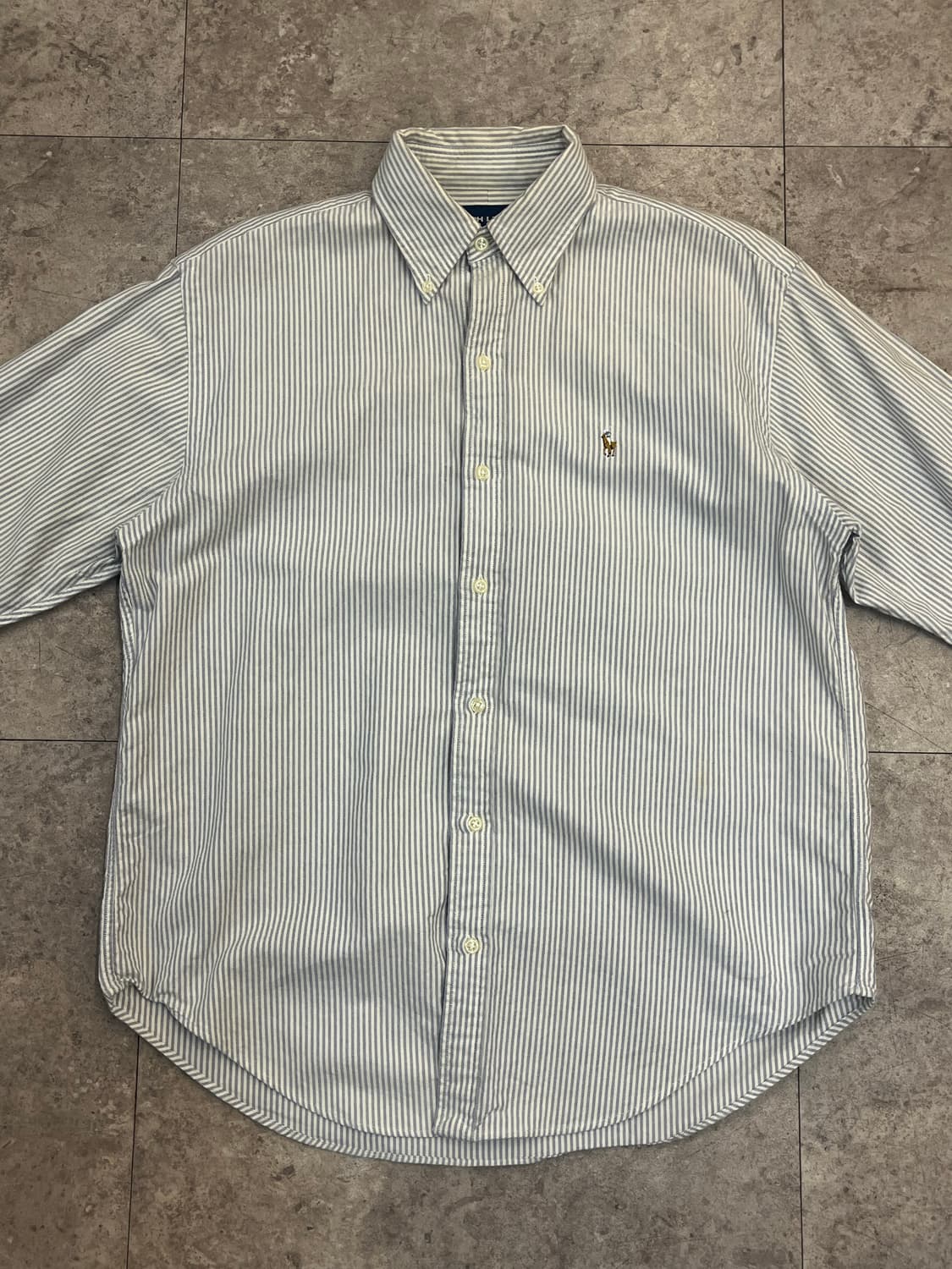 폴로 랄프로렌 스트라이프 셔츠 스카이블루 #csz3429  상품이미지5