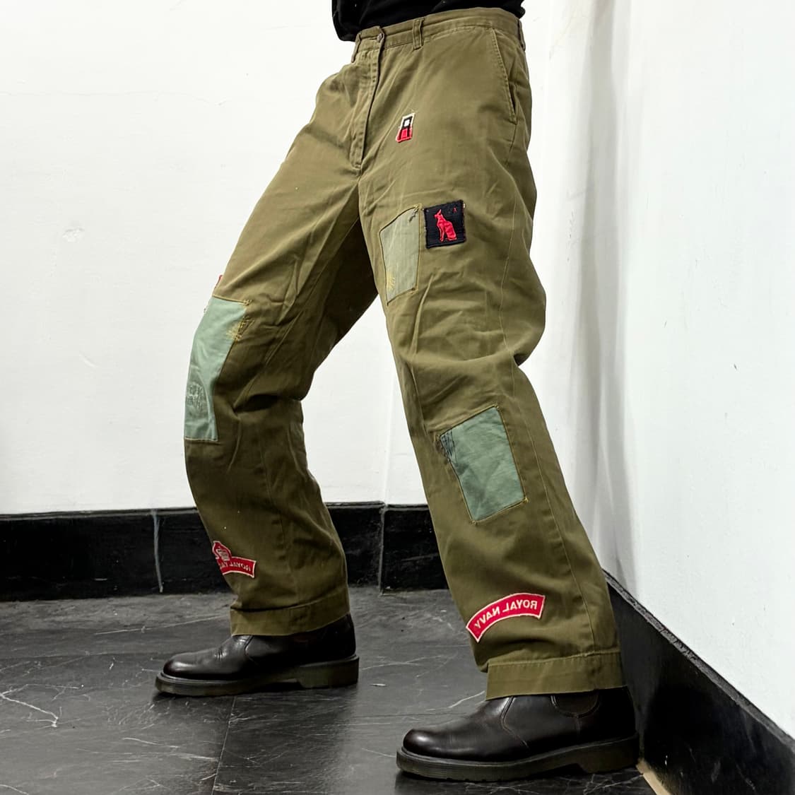 폴로 랄프로렌 패치워크 치노 팬츠 상품이미지1