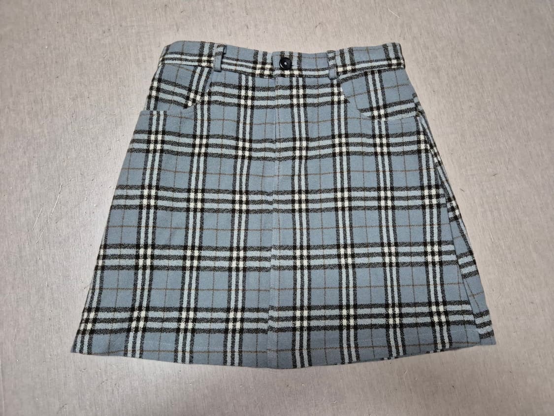 스컬프터 체크 미니스커트 상품이미지1