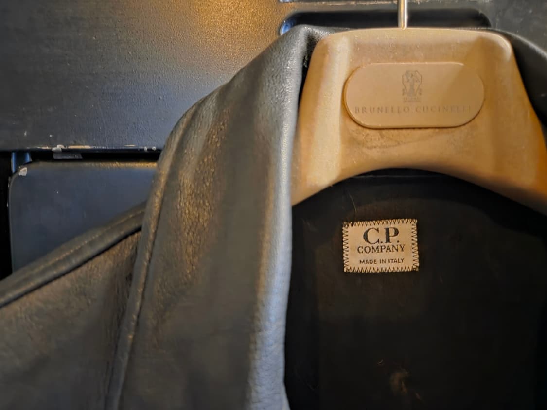 Cp company 레더자켓 상품이미지3