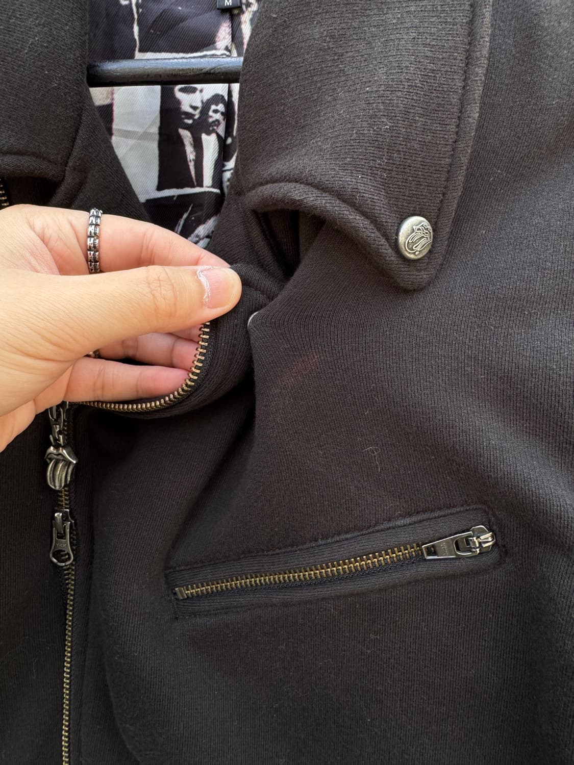 잭로즈 롤링스톤즈 투웨이 라이더자켓  상품이미지8